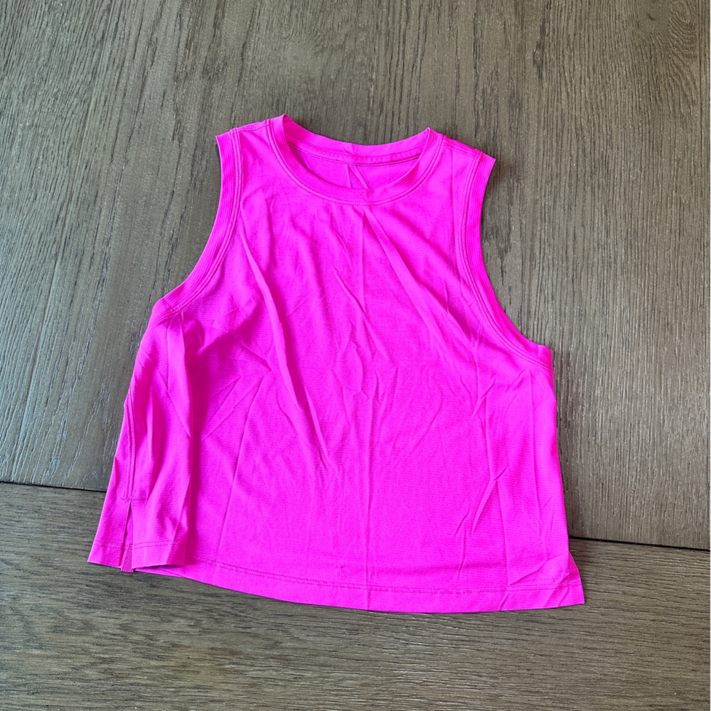 Lululemon Lightweight Tank Top Size 4 Hot Pink - Picture 3 of 7